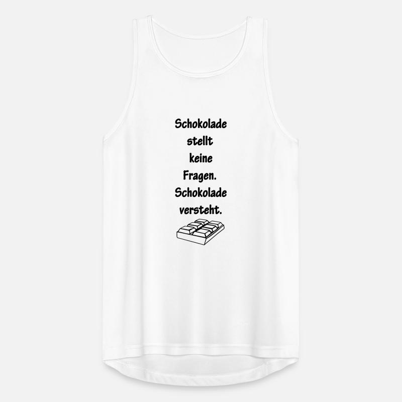 schokolade Männer Tank Top atmungsaktiv