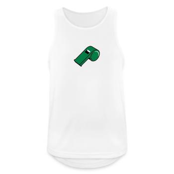 Pfeife - Männer Tank Top atmungsaktiv - Weiß - Vorne - Nick (188cm)