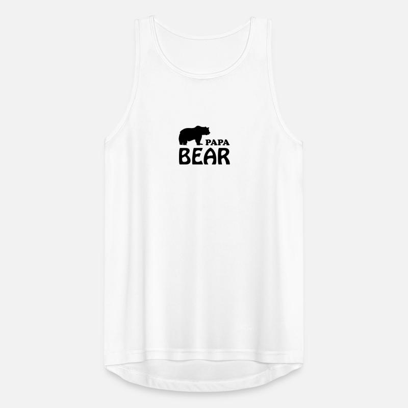 papa bear daddy dad Men's Breathable Tank Top
