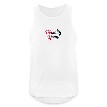 doctorate - Men's Breathable Tank Top - white - Front - Nick (188cm)