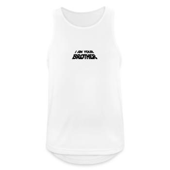 Your Brother – Funny Sci-Fi Design for Fans - Men's Breathable Tank Top - white - Front - Nick (188cm)