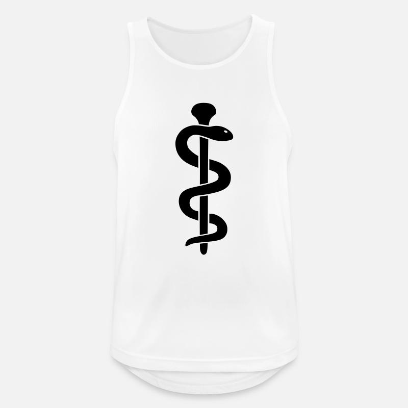 Arzt Doktor - Männer Tank Top atmungsaktiv - Weiß