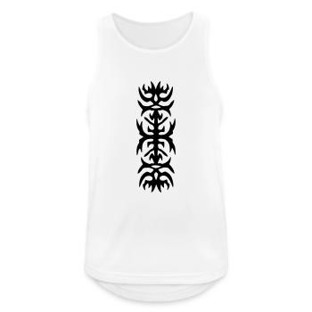 tribal 68,small tribal - Men's Breathable Tank Top - white - Front - Nick (188cm)