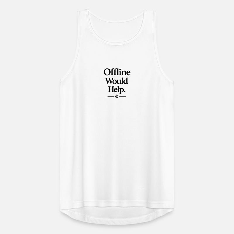 Offline Would Help Men's Breathable Tank Top