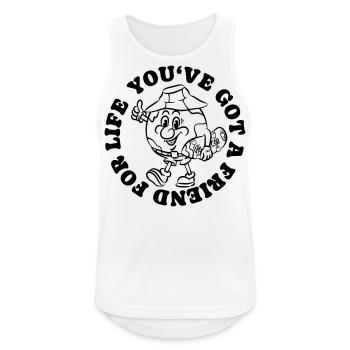 Skater Climate Protection Global Warming Earth Climate Change - Men's Breathable Tank Top - white - Front - Nick (188cm)