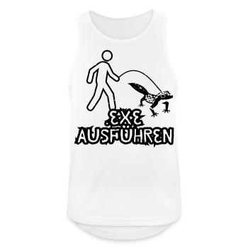 informatik geschenk lustig - Männer Tank Top atmungsaktiv - Weiß - Vorne - Nick (188cm)