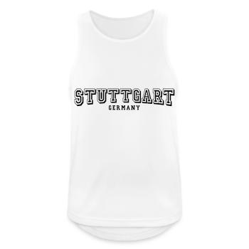 Stuttgart - Men's Breathable Tank Top - white - Front - Nick (188cm)