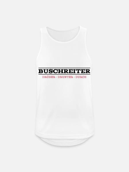 Buschreiter DDD - Männer Tank Top atmungsaktiv - Weiß