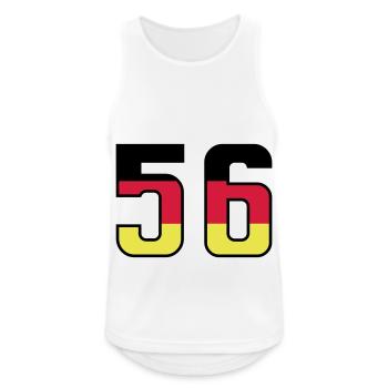 56 Number Symbol Germany - Men's Breathable Tank Top - white - Front - Nick (188cm)