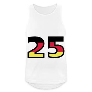 25 Number Germany Jersey - Men's Breathable Tank Top - white - Front - Nick (188cm)