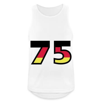 75 Numéro Allemagne Jersey - Débardeur respirant Homme - blanc - Devant - Nick (188cm)