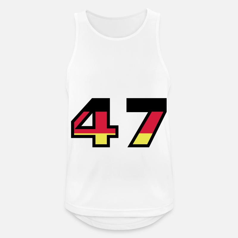 47 Number Germany Jersey - Men's Breathable Tank Top - white
