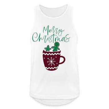Merry Christmas, Cookies - Men's Breathable Tank Top - white - Front - Nick (188cm)