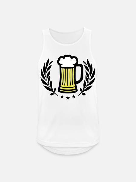 Beer Symbol Booze - Men's Breathable Tank Top - white