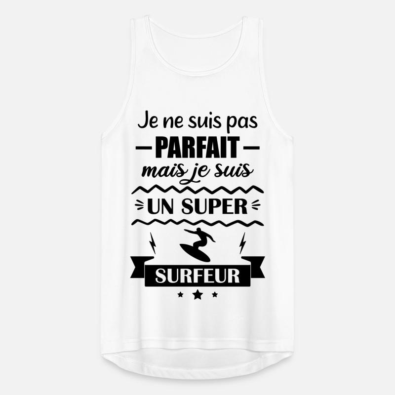 Super Surfer Wave Ocean Surf Men's Breathable Tank Top