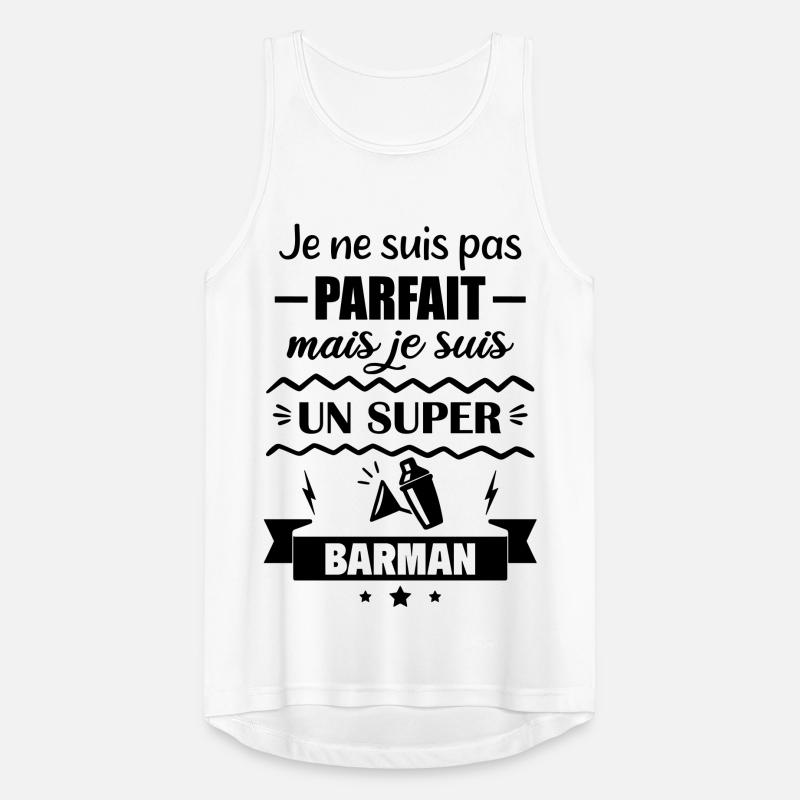 Not perfect but great bartender Men's Breathable Tank Top