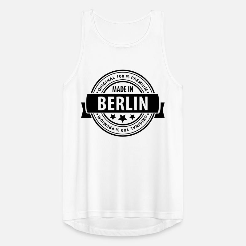 Made in BERLIN Männer Tank Top atmungsaktiv