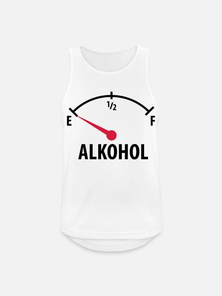 Alkohol - Men's Breathable Tank Top - white