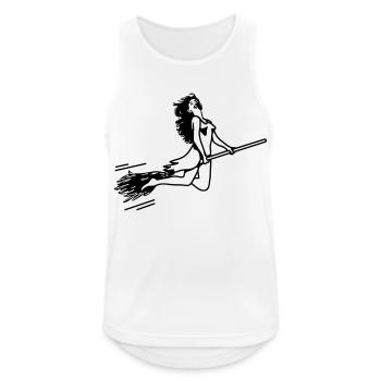 witch - Men's Breathable Tank Top - white - Front - Nick (188cm)