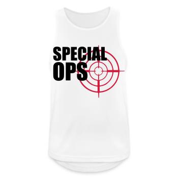 Special Ops réticule - Débardeur respirant Homme - blanc - Devant - Nick (188cm)
