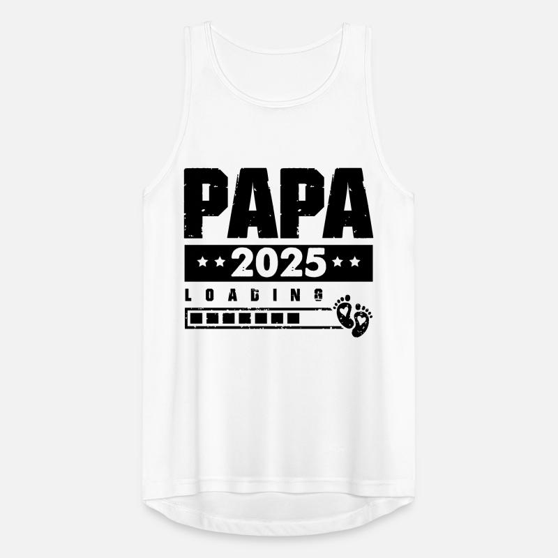 papa 2025 loading Männer Tank Top atmungsaktiv