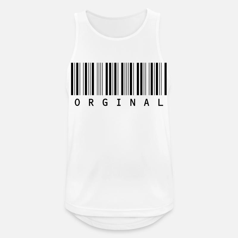 Orginal - Männer Tank Top atmungsaktiv - Weiß
