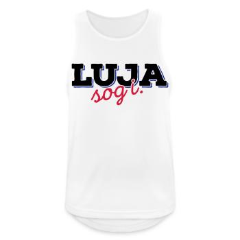 Luja sog i 3C - Männer Tank Top atmungsaktiv - Weiß - Vorne - Nick (188cm)