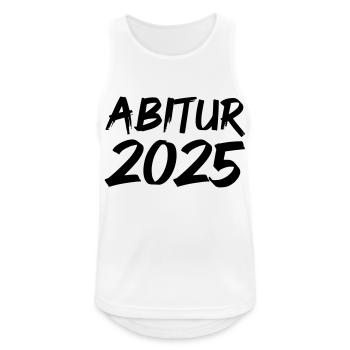 Abitur 2025 - Men's Breathable Tank Top - white - Front - Nick (188cm)