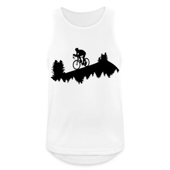 Cycling, Cycling, Road cycling - Men's Breathable Tank Top - white - Front - Nick (188cm)