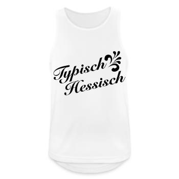 Hessian typique – Chemises originales de Hesse - Débardeur respirant Homme - blanc - Devant - Nick (188cm)