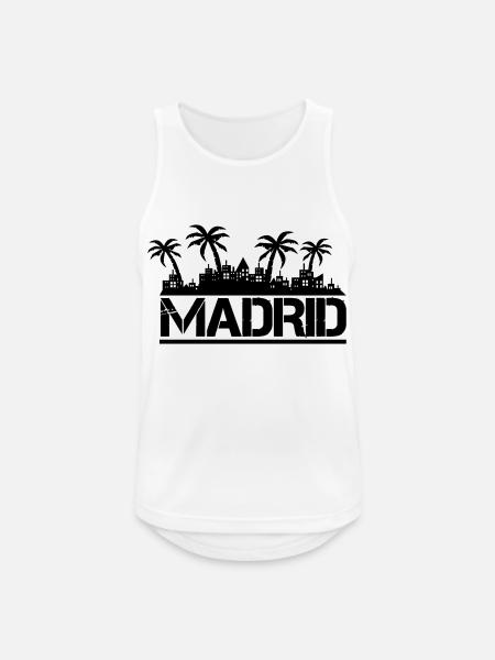 Madrid - Men's Breathable Tank Top - white
