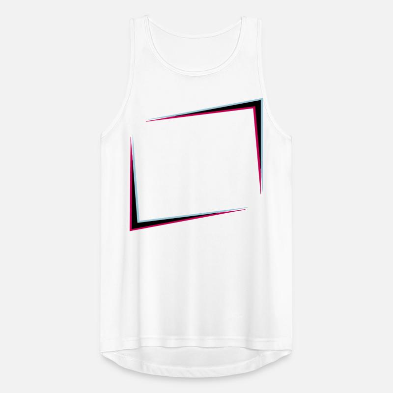 3D Effekt Rahmen Männer Tank Top atmungsaktiv