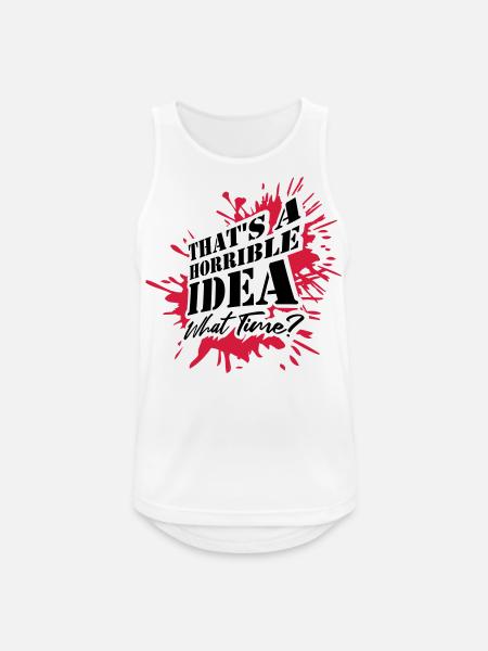 Thats a horrible Idea - Men's Breathable Tank Top - white
