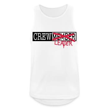 Crew Member - Débardeur respirant Homme - blanc - Devant - Nick (188cm)