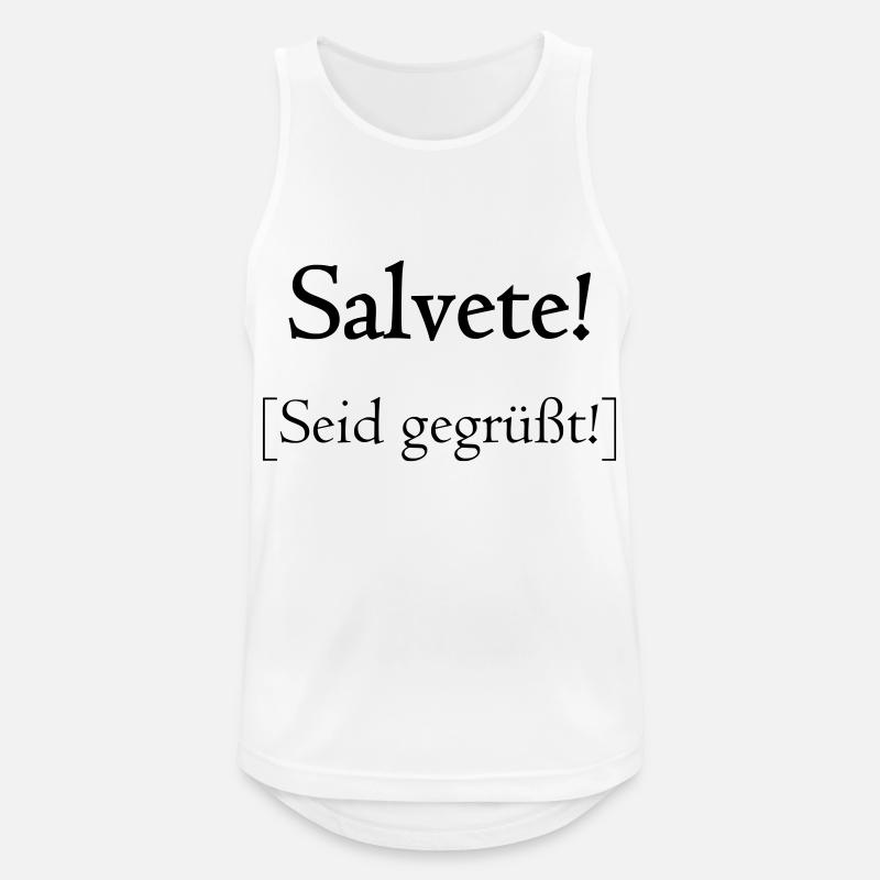 Salvete - Männer Tank Top atmungsaktiv - Weiß