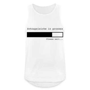 Schnapsleiche in Prozess - Männer Tank Top atmungsaktiv - Weiß - Vorne - Nick (188cm)