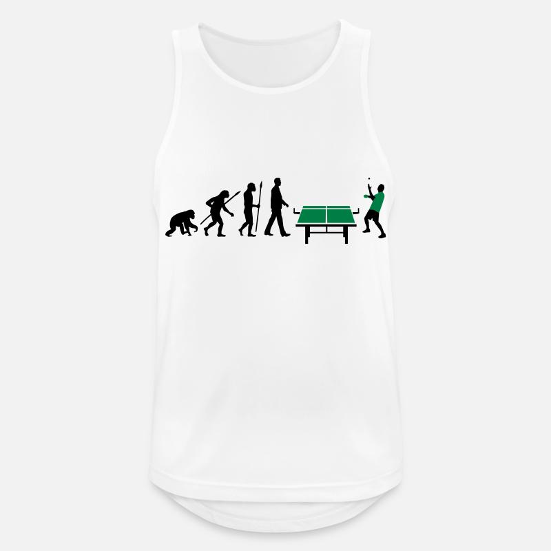 evolution_table_tennis_072012_a_2c - Männer Tank Top atmungsaktiv - Weiß