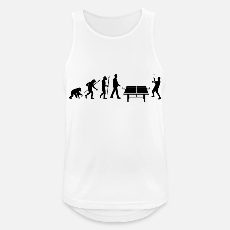 evolution_table_tennis_072012_b_1c - Männer Tank Top atmungsaktiv - Weiß
