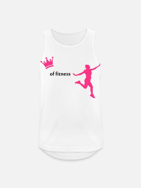 fitness - Männer Tank Top atmungsaktiv - Weiß