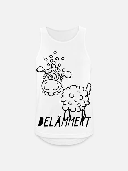 Schaf ist Belämmert - Männer Tank Top atmungsaktiv - Weiß