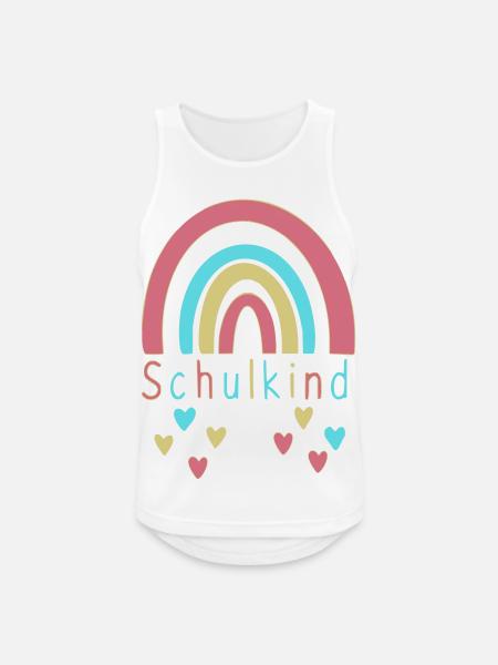Schulkind - Männer Tank Top atmungsaktiv - Weiß