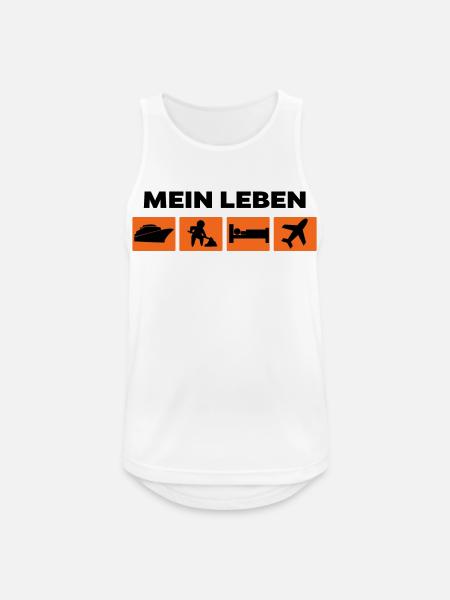Arbeiter Job Geld Verdienen Arbeit Statement - Männer Tank Top atmungsaktiv - Weiß