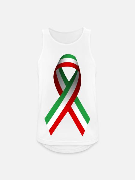 Peace for Iran - Ribbon - Männer Tank Top atmungsaktiv - Weiß