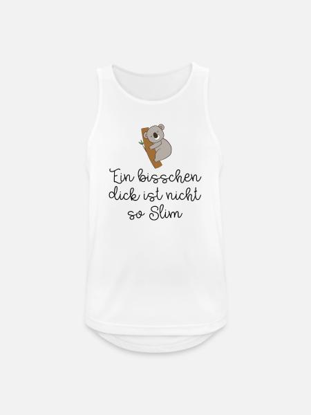 lustige Sprüche - Männer Tank Top atmungsaktiv - Weiß