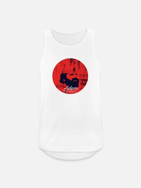AdemJashari - Männer Tank Top atmungsaktiv - Weiß