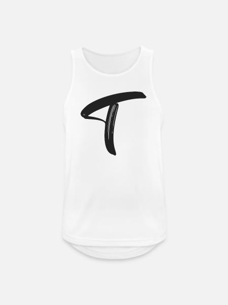 T - Männer Tank Top atmungsaktiv - Weiß