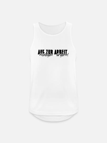 Kollegen Arbeit Beruf Büro lustig Spruch Geschenk - Männer Tank Top atmungsaktiv - Weiß