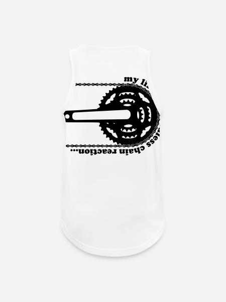 chain reaction - Men's Breathable Tank Top - white