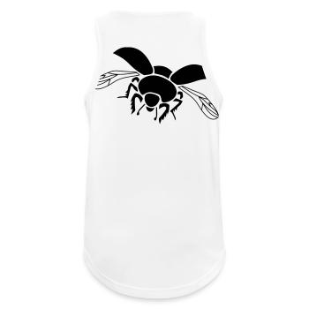 dung beetle dor beetle insect wings bug - Men's Breathable Tank Top - white - Back - Nick (188cm)