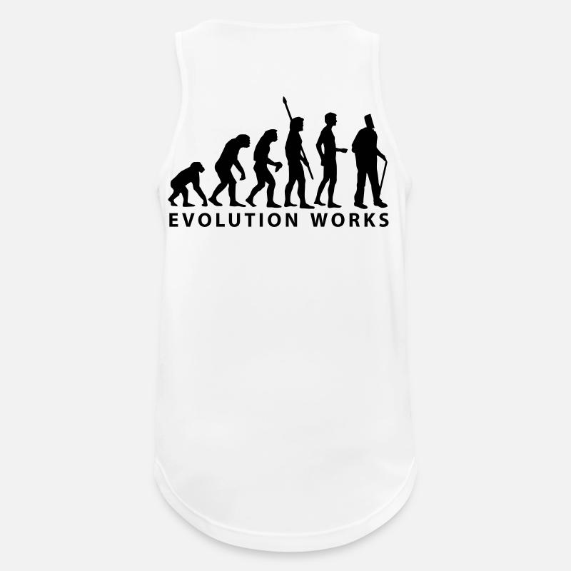 evolution_bauer - Men's Breathable Tank Top - white